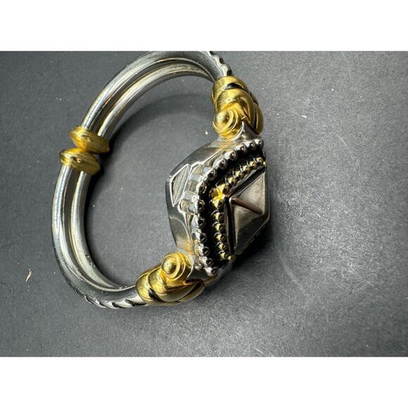 Vintage Gruen Ladies\' Secret Two Tone Bracelet Bangle Watch Japan Movt GR99691 main image 12
